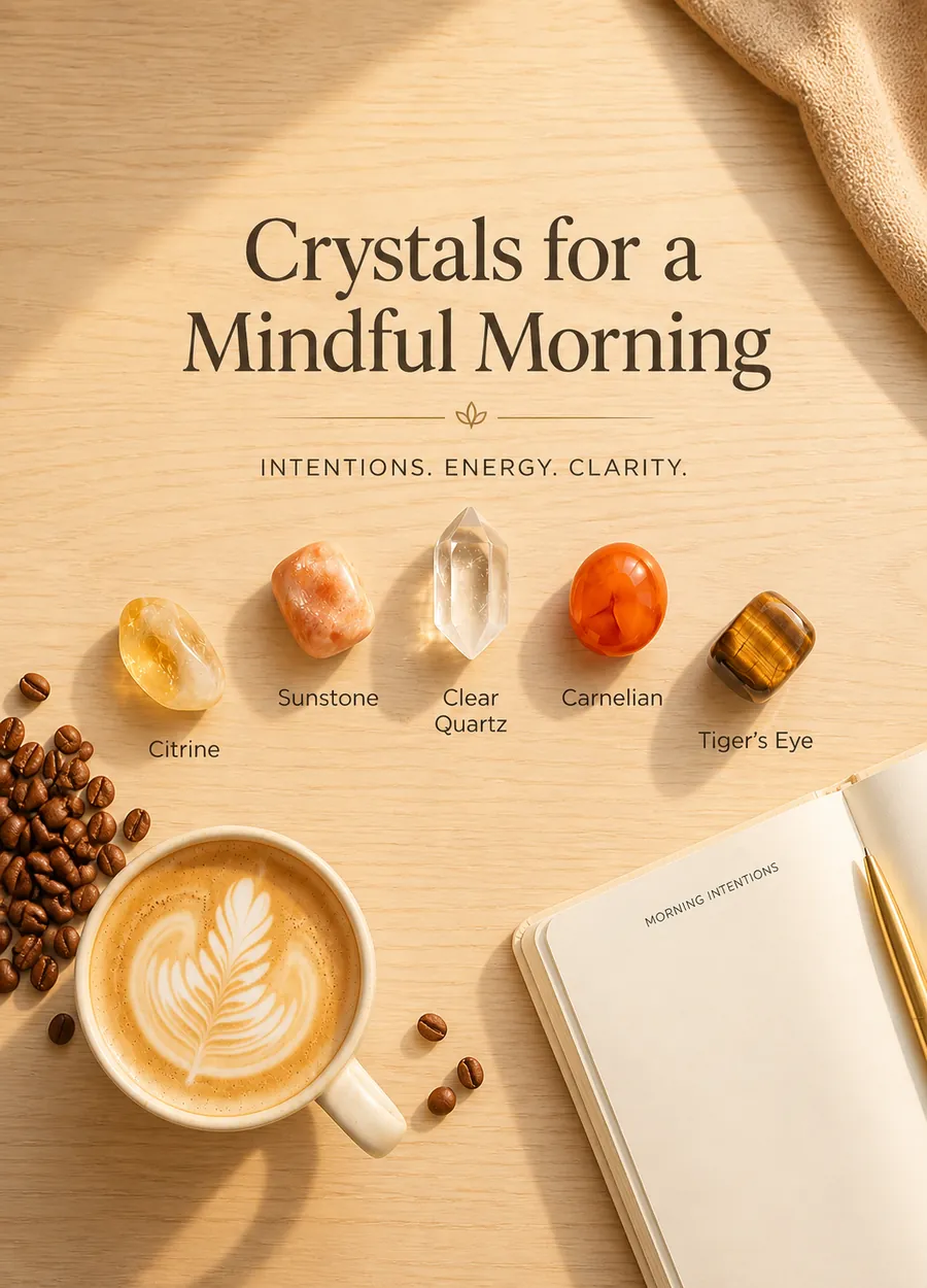 Crystals for a mindful morning