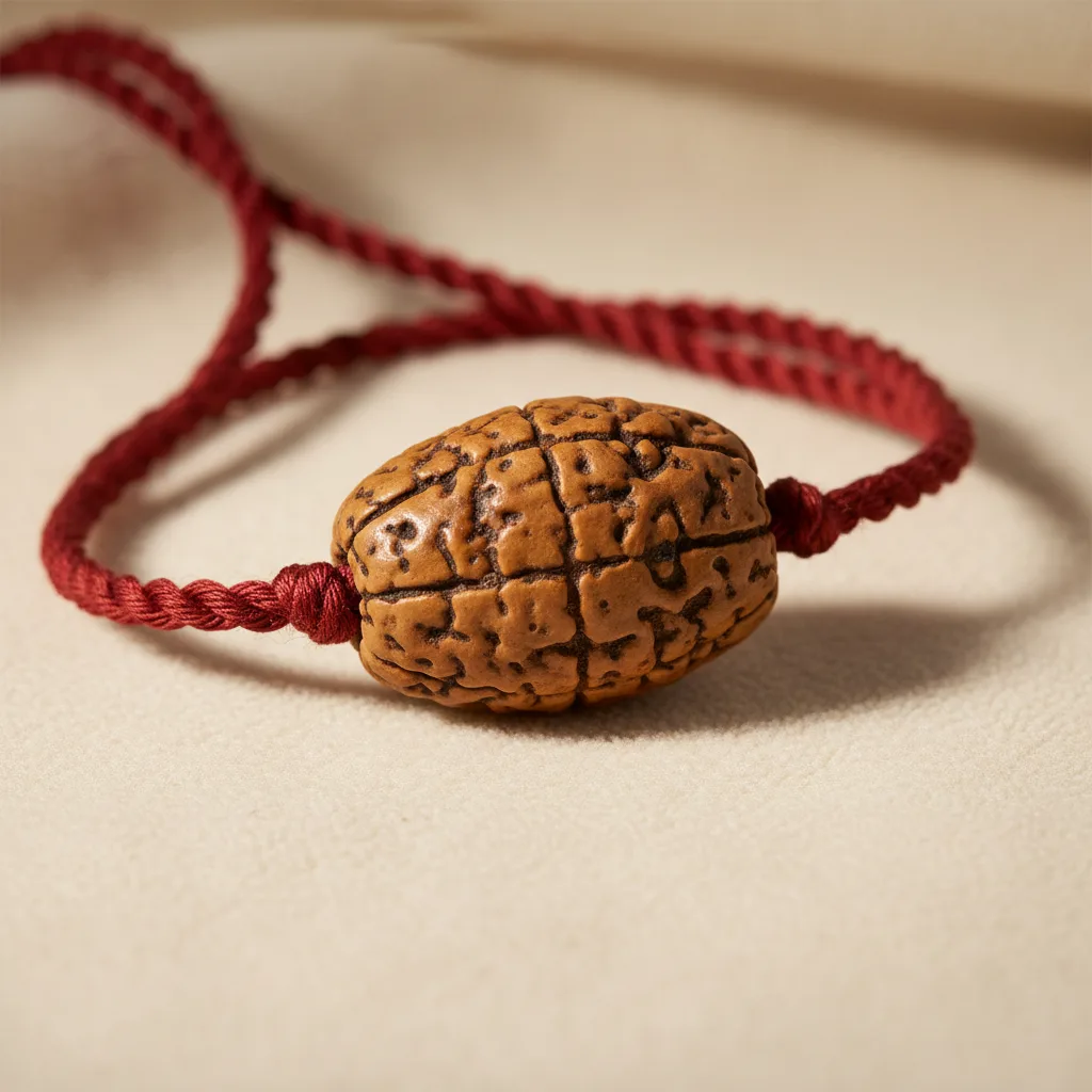 6 Mukhi Rudraksha — Discipline, Courage