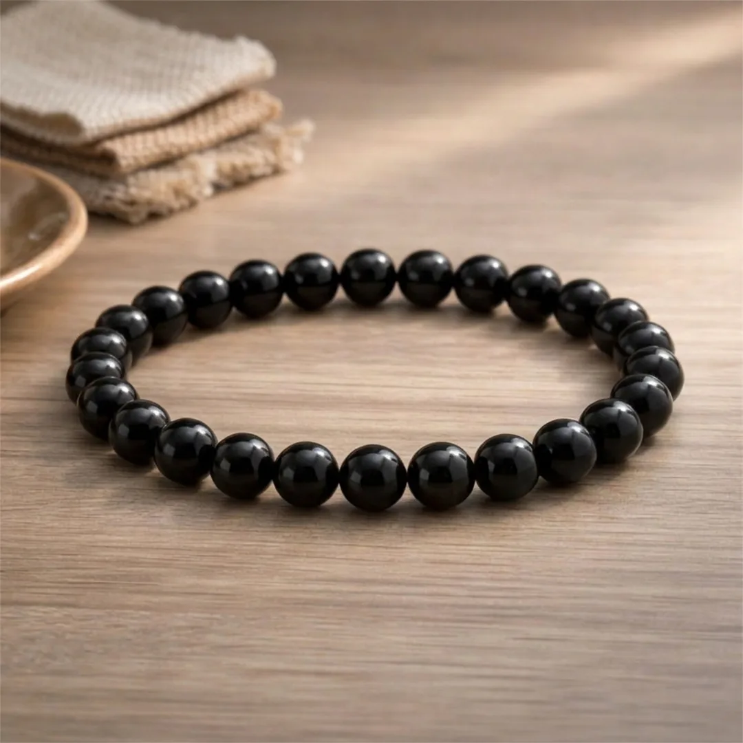 Black Obsidian Gemstone Bracelet
