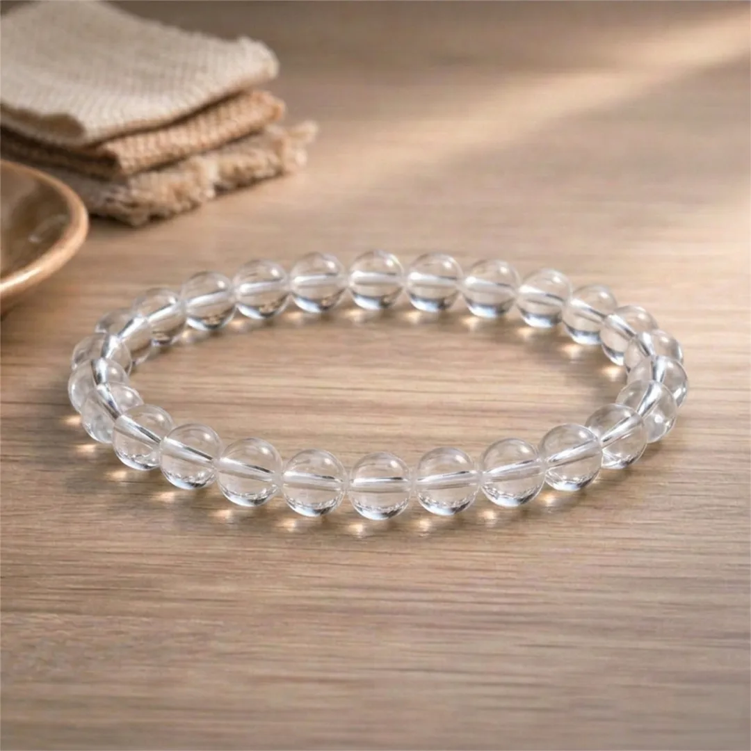 Clear Quartz Gemstone Bracelet