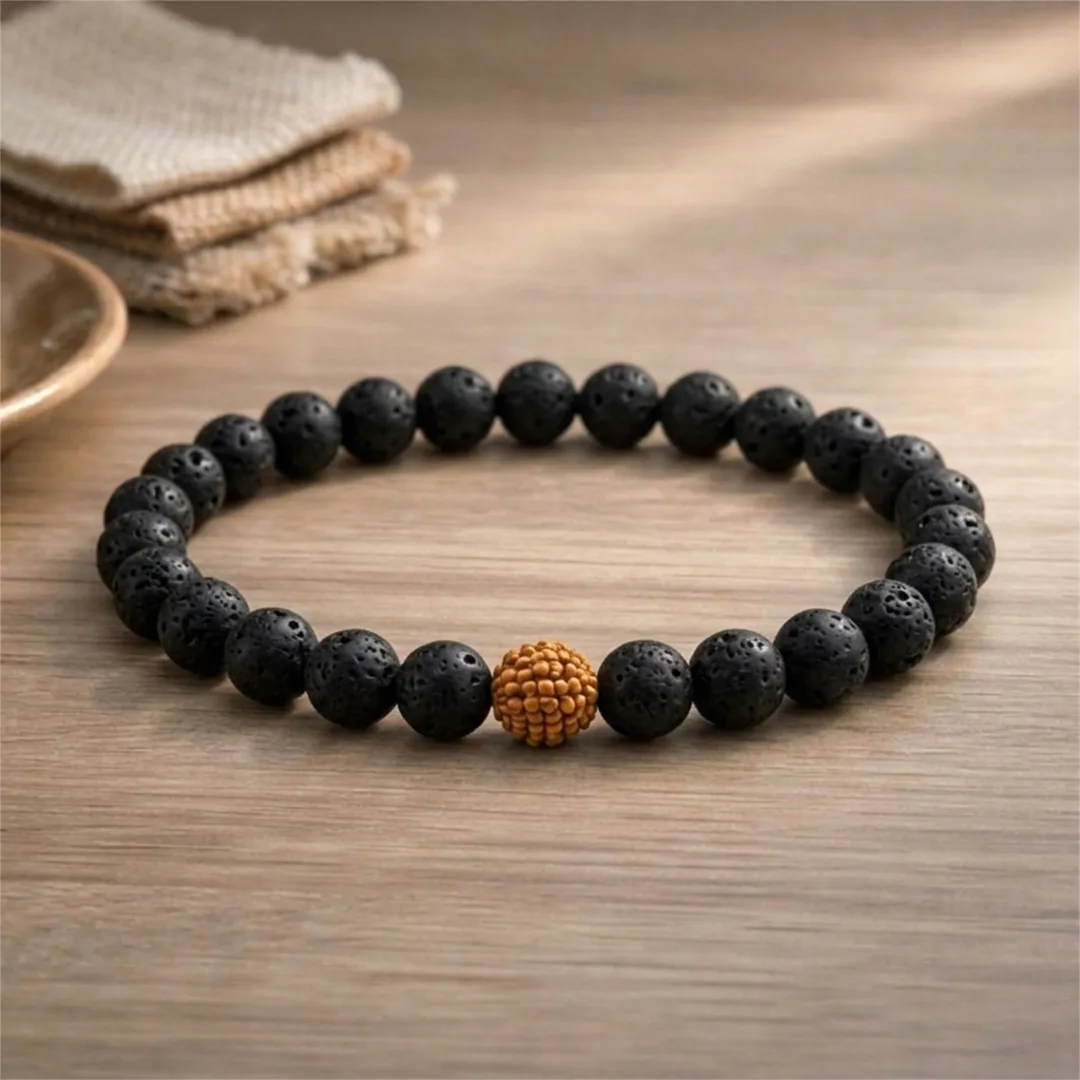 Divine Lava Gemstone Bracelet