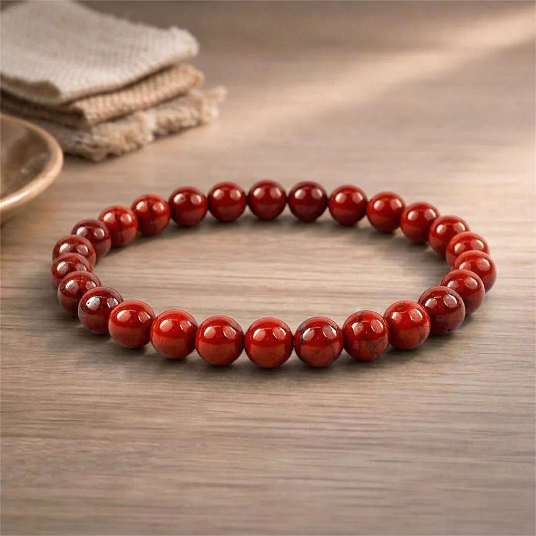 Red Jasper Gemstone Bracelet